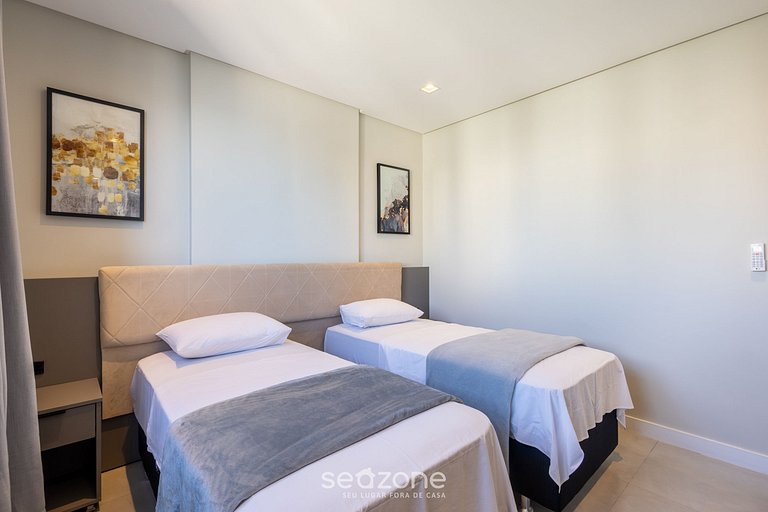 Apto 2D c/ piscina y gym a 280m de playa MHF1109