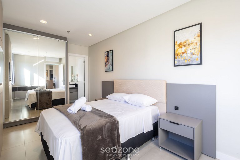 Apto 2D c/ piscina y gym a 280m de playa MHF1109