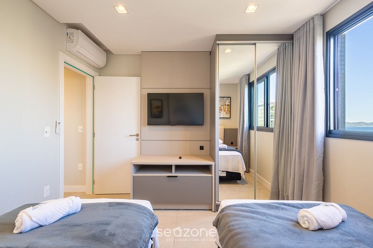 Apto 2H c/ piscina y gimn. a 280m playa MHF1209