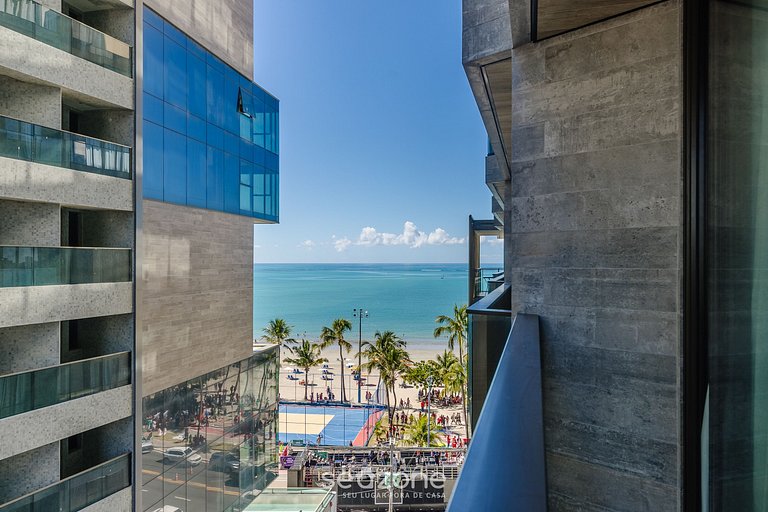 Estudio c/ Balcón y Vista Lateral al Mar | NWT0703