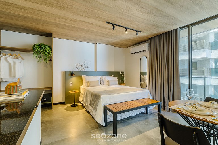 Estudio moderno con vista lateral al mar NWT0704