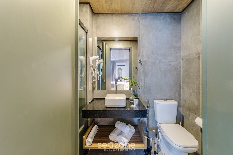 Estúdio Moderno Vista Lateral Mar NWT0704