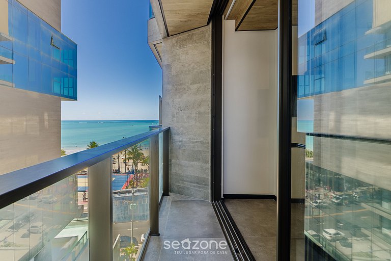 Estúdio Moderno Vista Lateral Mar NWT0704