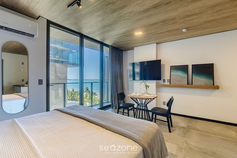 Hermoso estudio con vista lateral al mar NWT0706