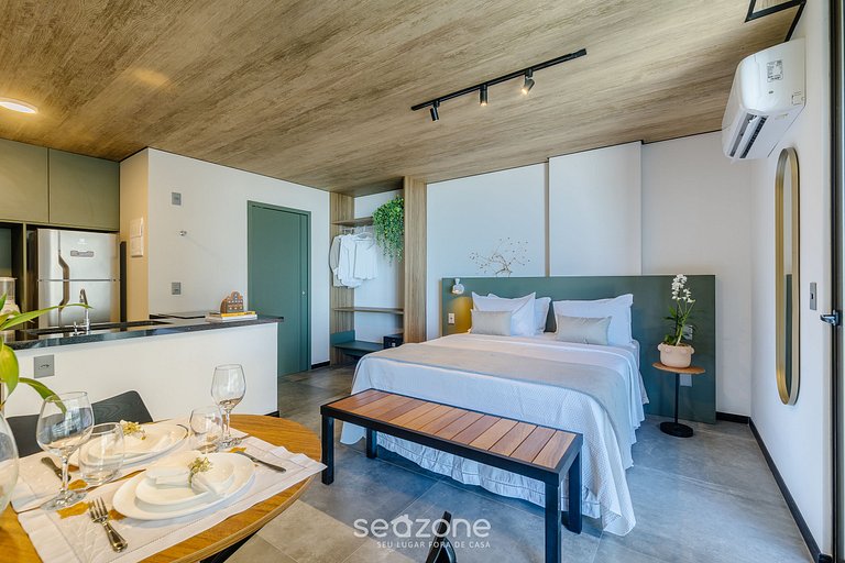 Hermoso estudio con vista lateral al mar NWT0706