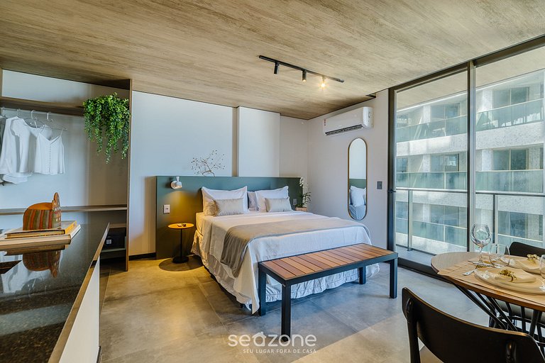 Hermoso estudio con vista lateral al mar NWT0706