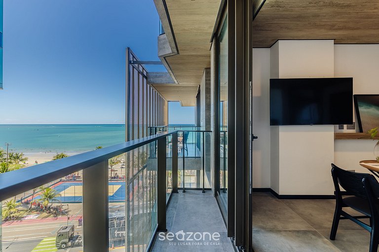 Hermoso estudio con vista lateral al mar NWT0706