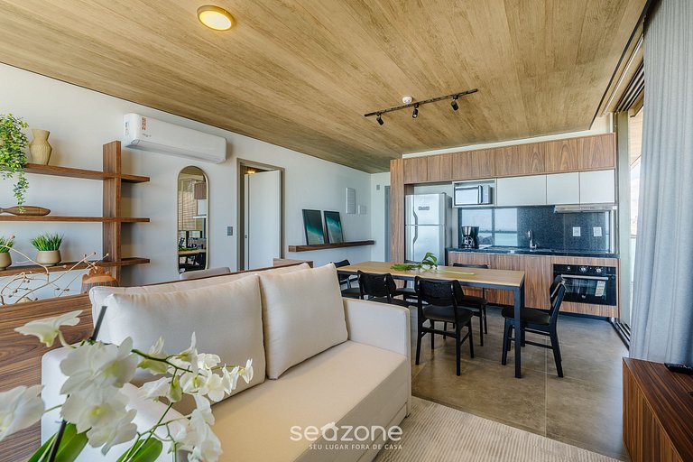 Apto con vistas al mar en primera línea de costa NWT0707