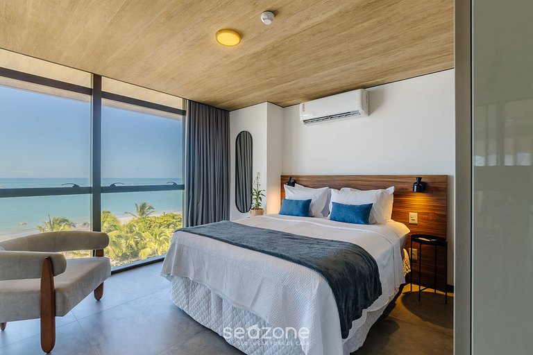 Apto con vistas al mar en primera línea de costa NWT0707