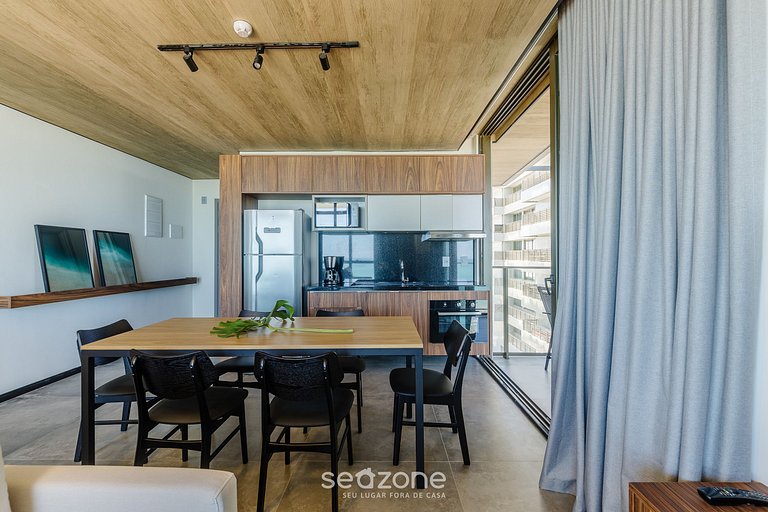 Apto con vistas al mar en primera línea de costa NWT0707