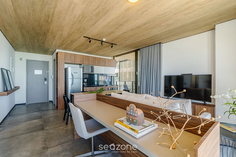 Apto con vistas al mar en primera línea de costa NWT0707