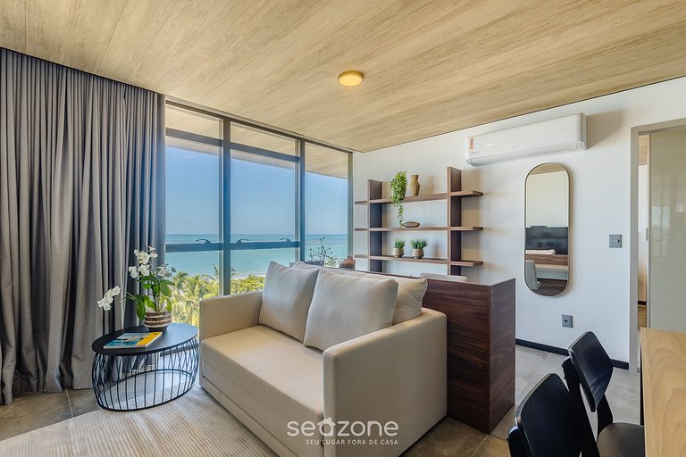 Apto con vistas al mar en primera línea de costa NWT0707