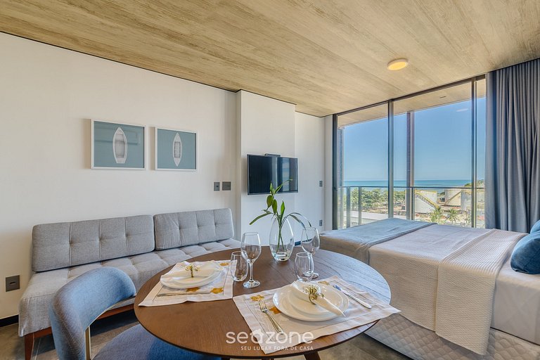 Estudio en edificio c/ piscina frente mar NWT0710