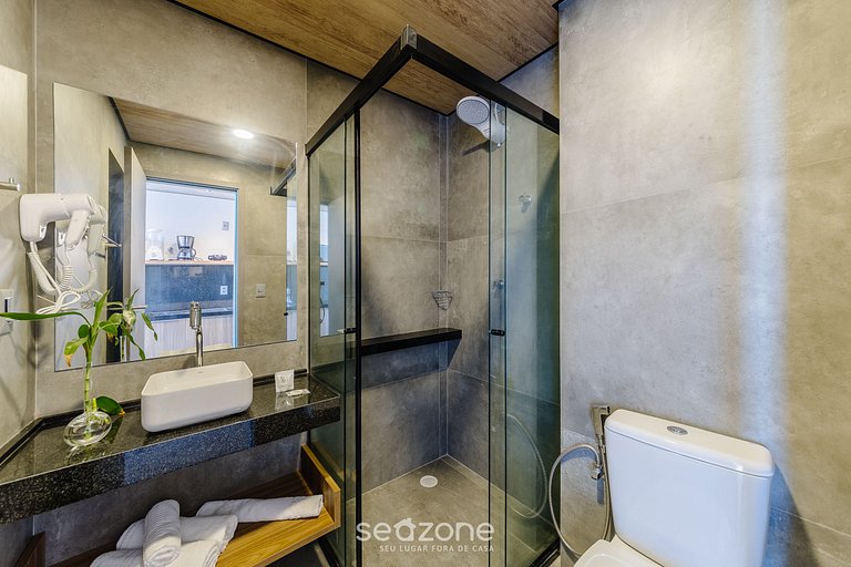 Conforto na Orla c/ Acad e Piscina Rooftop NWT0714
