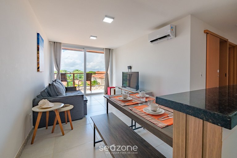 Lindo Apto em prédio c/ Piscina, Guarajuba AGA0203