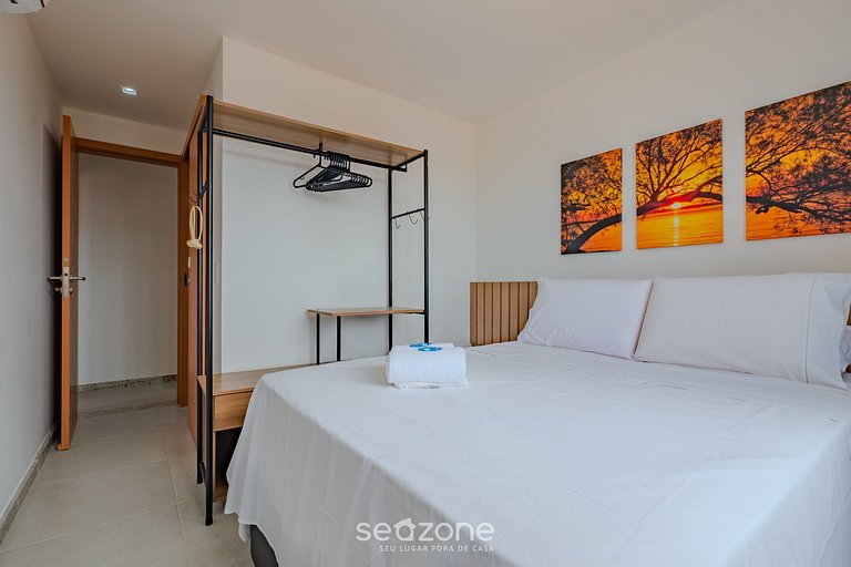 Hermoso apt en edif. c/ piscina Guarajuba AGA0203