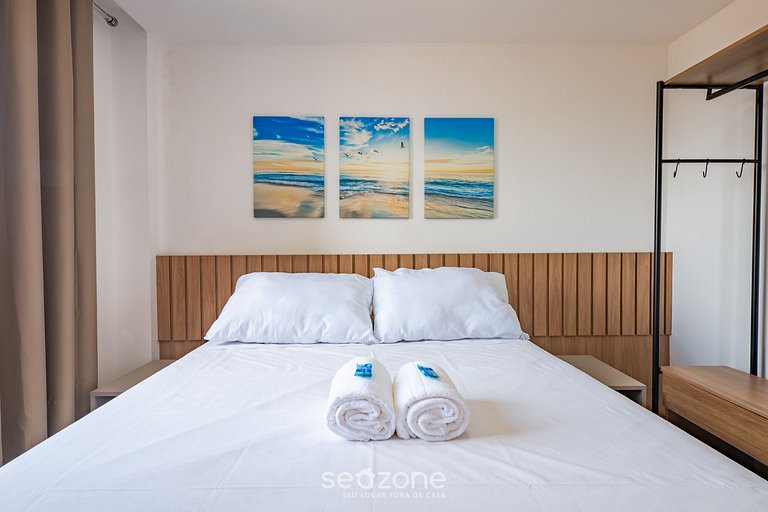 Hermoso apt en edif. c/ piscina Guarajuba AGA0203