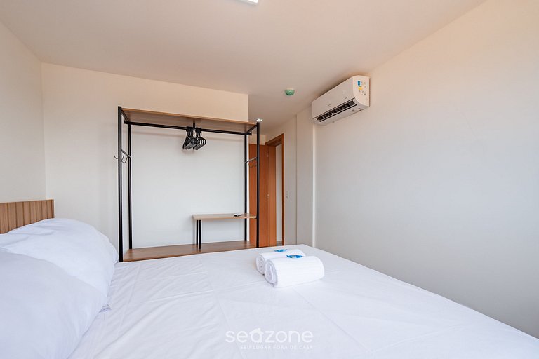 Hermoso apt en edif. c/ piscina Guarajuba AGA0203