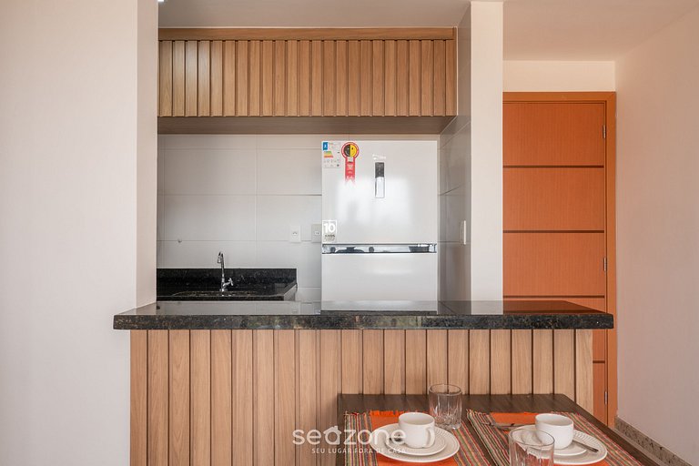 Hermoso apt en edif. c/ piscina Guarajuba AGA0203