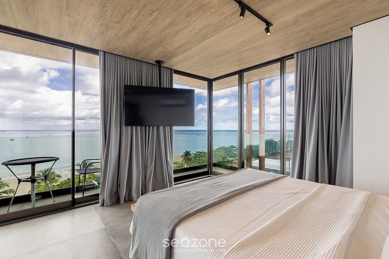 Estúdio moderno c/ Linda Vista Mar NWT0811