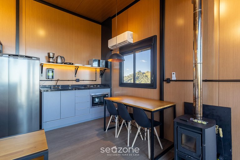 Cabana com jacuzzi e vista na serra | VST036