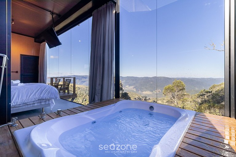 Cabaña con jacuzzi y vista en la sierra | VST036