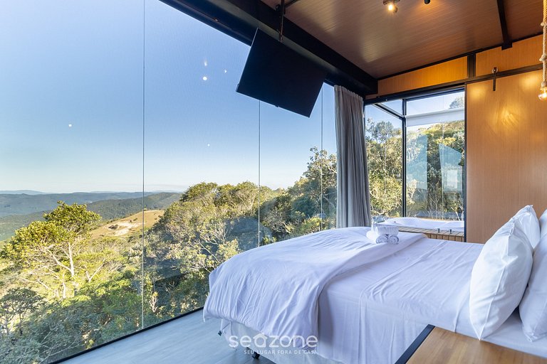 Cabaña con jacuzzi y vista en la sierra | VST036