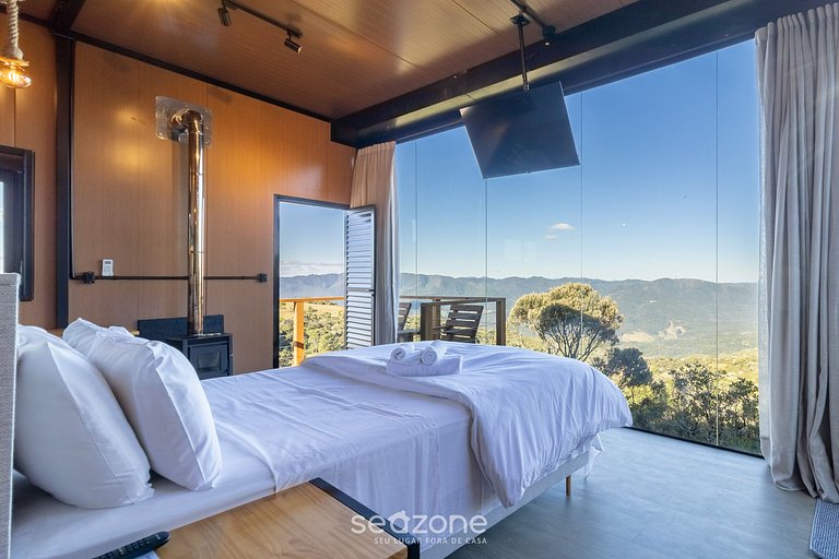 Cabaña con jacuzzi y vista en la sierra | VST036