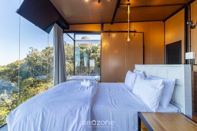 Cabana com jacuzzi e vista na serra | VST036