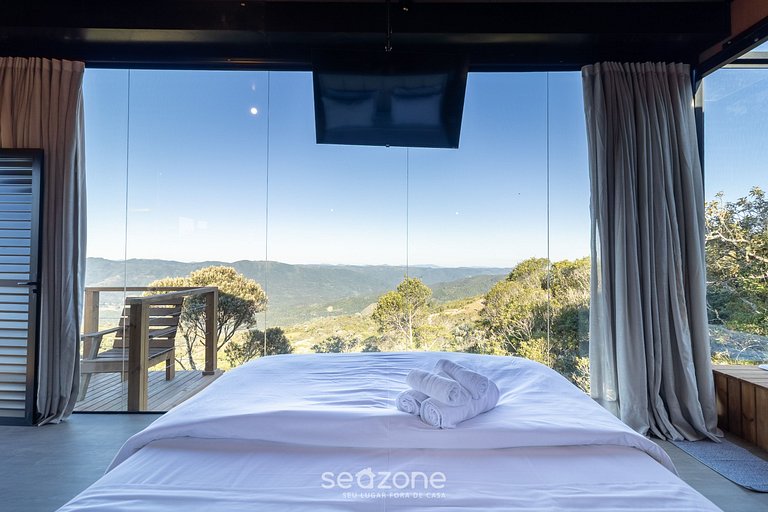 Cabaña con jacuzzi y vista en la sierra | VST036