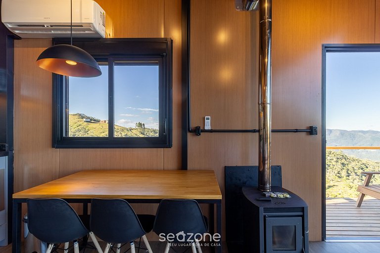 Cabana com jacuzzi e vista na serra | VST036