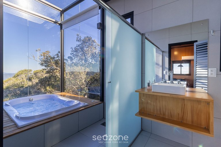 Cabaña con jacuzzi y vista en la sierra | VST036