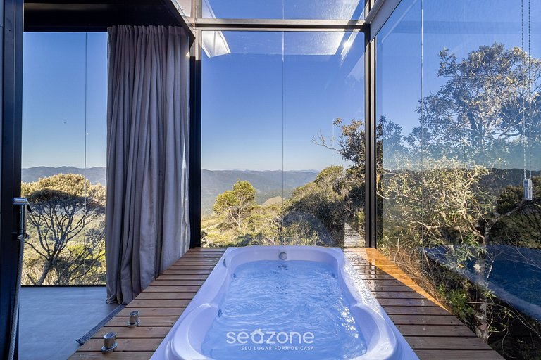 Cabaña con jacuzzi y vista en la sierra | VST036