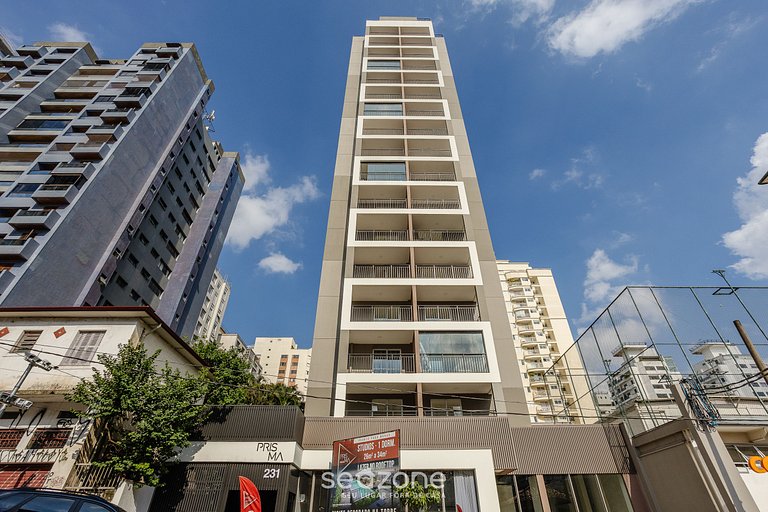 Hermoso studio Pinheiros a 500m del metro CPM0303