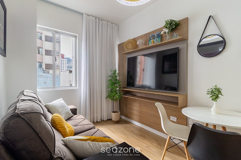 Apto 3Q confortável no centro de Floripa ETC0028