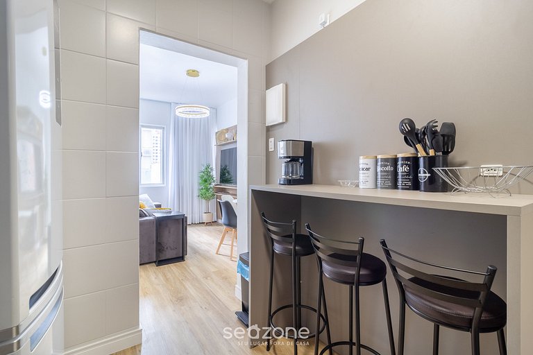 Cómodo apt de 3 habitac. centro de Floripa ETC0028