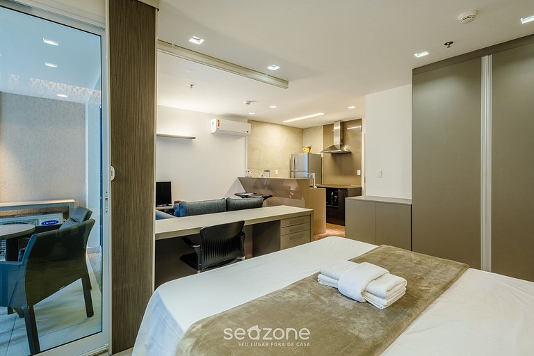 Studio em cond. c/ Piscina, Asa Sul - CBLS0102