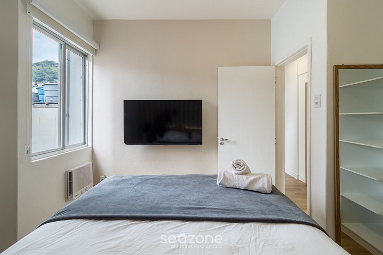 Cómodo apt de 3 habitac. centro de Floripa ETC0028