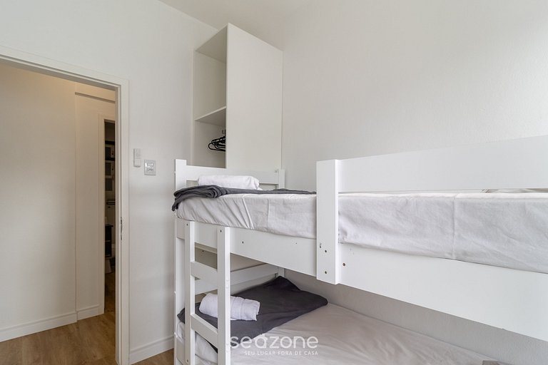 Cómodo apt de 3 habitac. centro de Floripa ETC0028