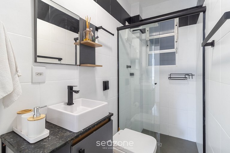 Cómodo apt de 3 habitac. centro de Floripa ETC0028