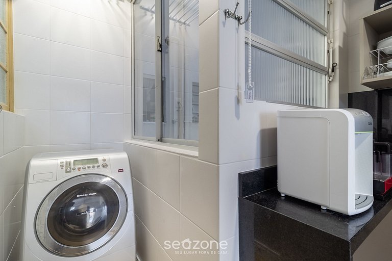 Apto 3Q confortável no centro de Floripa ETC0028