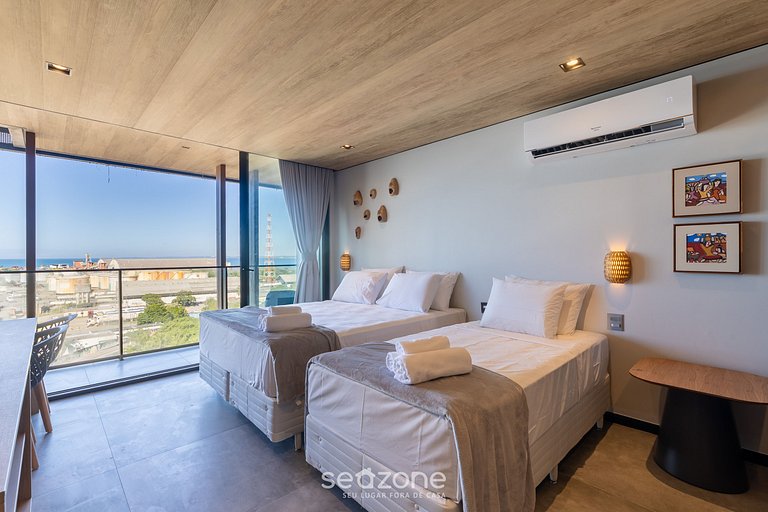 Studio com Vista Mar em Maceió - NWT1012