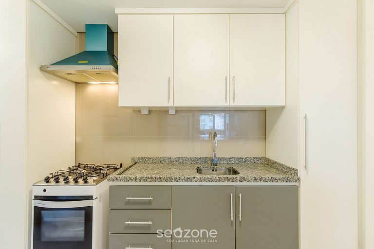 Apt con balcón gourmet en Canela CBL307