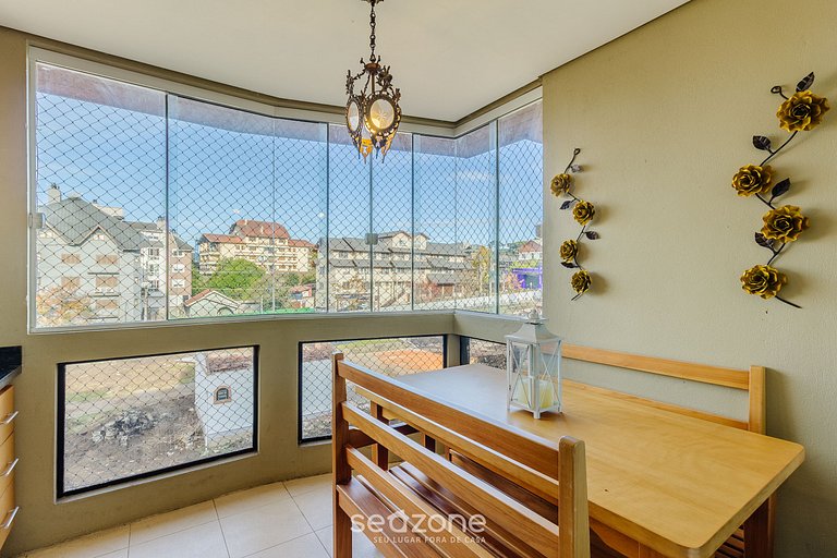 Apt con balcón gourmet en Canela CBL307