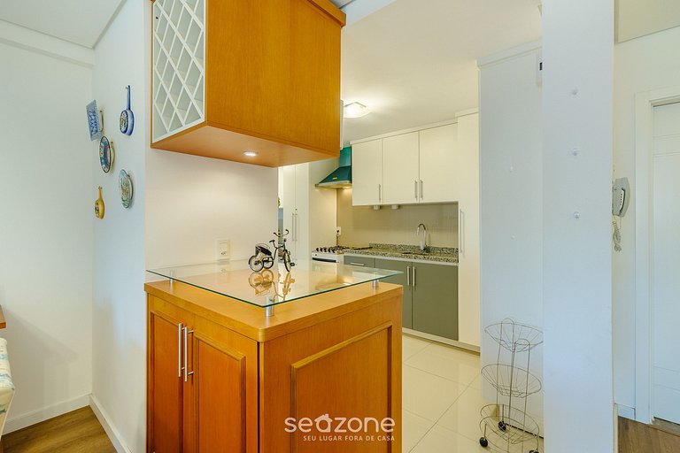 Apt con balcón gourmet en Canela CBL307