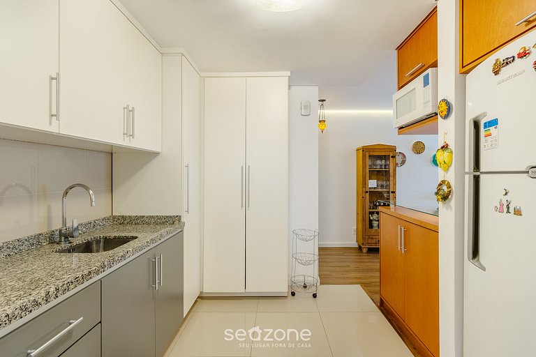 Apt con balcón gourmet en Canela CBL307