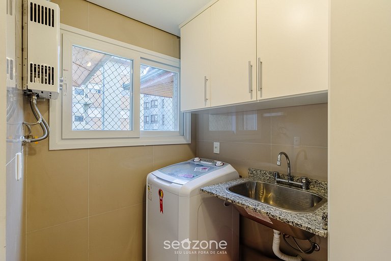 Apt con balcón gourmet en Canela CBL307