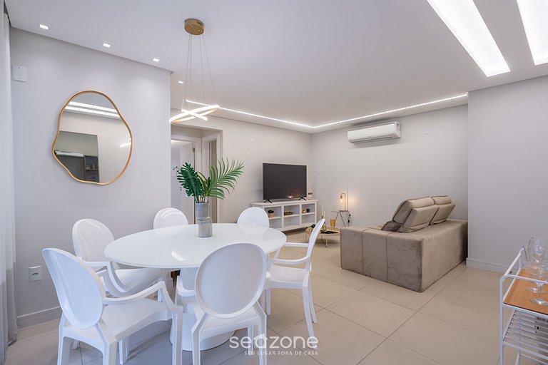 Depto 3H completo c/ parrilla a 450m del mar