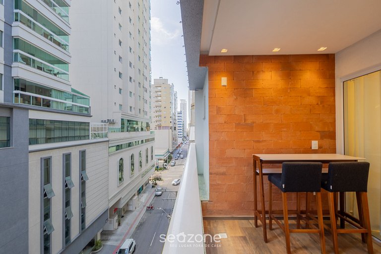 Apto completo 3Q c/ churrasq. 450m do Mar EST0301