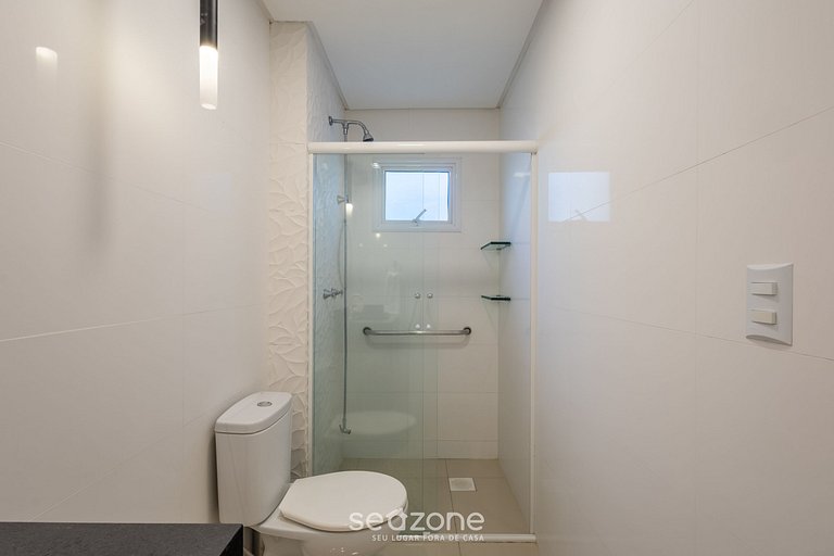 Apto completo 3Q c/ churrasq. 450m do Mar EST0301